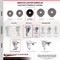 Service Caster 4 Inch Phenolic Wheel Swivel 1/2 Inch Threaded Stem Caster with Brake SCC SCC-TS20S414-PHS-TLB-121315 - alternate 2